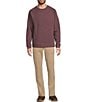 L.L.Bean Ridgeknit Crewneck Pullover, Color:Dark Mauve - Image 3