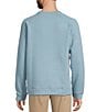 L.L.Bean Ridgeknit Crewneck Pullover, Color:Cadet Blue - Image 2