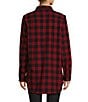 Color:Rob Roy - Image 2 - Rob Roy Scotch Plaid Flannel Woven Point Collar Long Sleeve Relaxed Fit Button-Front Shirt