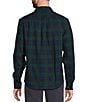 L.L.Bean Scotch Flannel Snap-Front Long Sleeve Woven Shirt, Color:Black - Image 2