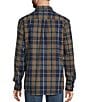 L.L.Bean Scotch Medium Plaid Portuguese Flannel Long Sleeve Woven Shirt - Image 3