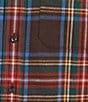 L.L.Bean Scotch Plaid Flannel Long Sleeve Woven Shirt - Image 4