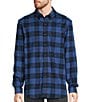 Color:Morgan - Image 1 - Scotch Plaid Flannel Long Sleeve Woven Shirt