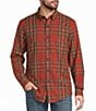 L.L.Bean Scotch Plaid Flannel Long Sleeve Woven Shirt - Image 1