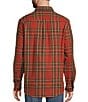 L.L.Bean Scotch Plaid Flannel Long Sleeve Woven Shirt - Image 2