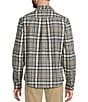 L.L.Bean Scotch Plaid Flannel Snap-Front Long Sleeve Woven Shirt, Color:Bean of Freeport Gray - Image 2