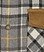 L.L.Bean Scotch Plaid Flannel Snap-Front Long Sleeve Woven Shirt, Color:Bean of Freeport Gray - Image 4