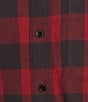 Color:Vintage Red Rob Roy - Image 4 - Scotch Red Plaid Portuguese Flannel Long Sleeve Woven Shirt