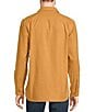 Color:Barley - Image 2 - Solid Chamois Long Sleeve Woven Shirt