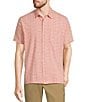 L.L.Bean Stonecoast Performance Short Sleeve Woven Shirt, Color:Mineral Red Floral - Image 1