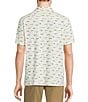 L.L.Bean Stonecoast Scenic Print Performance Short Sleeve Woven Shirt, Color:Sailcloth Scenic - Image 2