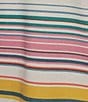 Color:Pewter Stripe - Image 6 - Everyday SunSmart® UPF 50+ Crewneck Short Sleeve Stripe Tee Shirt