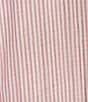 Color:Sienna Brick Micro - Image 5 - Stripe Cloud Gauze Split V Neckline Sleeveless Cover-Up Dress