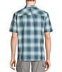 Color:Rangeley Blue/Marine Blue - Image 2 - SunSmart® Cool Weave Short Sleeve Shirt