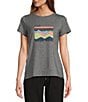 Color:Grey Heather Multi - Image 1 - Everyday SunSmart® UPF 50+ Short-Sleeve Graphic Tee Shirt