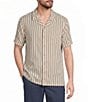 L.L.Bean Sunwashed Summer Stripe Short Sleeve Woven Shirt - Image 1