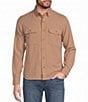 L.L.Bean Sunwashed Textured Long Sleeve Woven Shirt - Image 1