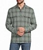 L.L.Bean Sunwashed Textured Plaid Long Sleeve Woven Shirt - Image 1