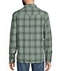 L.L.Bean Sunwashed Textured Plaid Long Sleeve Woven Shirt - Image 2