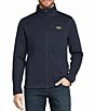 L.L.Bean Sweater Fleece Full-Zip Jacket, Color:Bright Navy - Image 1