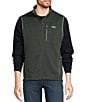 L.L.Bean Sweater Fleece Vest, Color:Shadow Green - Image 1