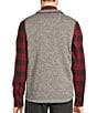 L.L.Bean Sweater Fleece Vest, Color:Grey Heather - Image 2