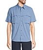 Color:Soft Blue - Image 1 - Tropic Wear Short Sleeve Shirt