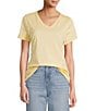 L.L.Bean Pima Cotton V-Neck Short Sleeve Tee Shirt - Image 5