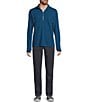L.L.Bean VentureStretch Ottoman-Rib Quarter-Zip Pullover, Color:Dark Marine Blue - Image 4
