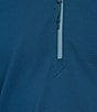 L.L.Bean VentureStretch Ottoman-Rib Quarter-Zip Pullover, Color:Dark Marine Blue - Image 5
