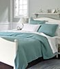 L.L.Bean Vintage Matelasse Block Pattern Cotton Bedspread - Image 1