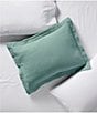 L.L.Bean Vintage Matelasse Block Pattern Cotton Sham - Image 1