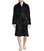 L.L.Bean Wicked Plush Robe, Color:Darkest Gray - Image 1