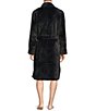 L.L.Bean Wicked Plush Robe, Color:Darkest Gray - Image 2