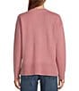 L.L.Bean Wicked Soft Cotton Cashmere Crew Neck Sweater, Color:Washed Orchid - Image 2