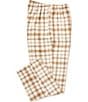 L.L.Bean Window Plaid Flannel Sleep Pants, Color:Bean of Freeport Natural - Image 1