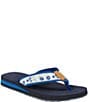 L.L.Bean Women's Classic Maine Isle Blueberry Flip Flops - Image 1