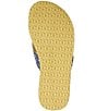 Color:Bright Mariner/Ditzy Gingham - Image 6 - Classic Maine Isle Ditzy Floral Flip-Flops