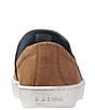 Color:Light Coffee/Slate Blue - Image 3 - Women's Eco Bay Leather Slip On Sneakers