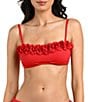 La Blanca Solid Ruffle Bandeau Bikini Top - Image 1