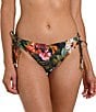 La Blanca Tropical Floral Hideaway Adjustable Tie Side Hipster Swim Bottom - Image 1