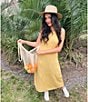 Lack of Color Palma Raffia Boater Hat, Color:Natural - Image 3