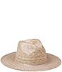 Lack of Color Palma Raffia Fedora Hat, Color:Natural - Image 1