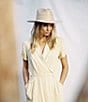 Lack of Color Palma Raffia Fedora Hat, Color:Natural - Image 5
