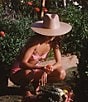 Lack of Color Palma Wide Fedora Hat, Color:Natural - Image 5