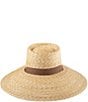 Color:Natural/Chocolate - Image 2 - Paloma Sun Straw Hat