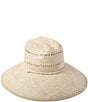 Color:White - Image 1 - The Vista Raffia Straw Sun Hat
