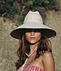 Color:White - Image 3 - The Vista Raffia Straw Sun Hat