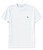 Color:White - Image 1 - Big & Tall Pima Cotton Jersey Short Sleeve T-Shirt