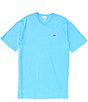 Color:Argentine Blue - Image 1 - Big & Tall Pima Cotton Short-Sleeve V-Neck Tee
